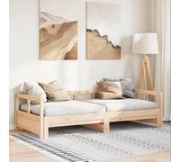 BOWEKAM Muebles, camas y accesorios, camas y marcos de cama, sofá cama sin colchón, 90 x 200 cm, madera maciza de pino