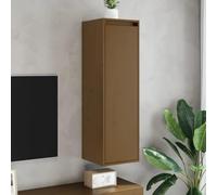 BOWEKAM Muebles de pared para el hogar y el jardín, 2 unidades, color marrón, 30 x 30 x 100 cm, madera de pino maciza, elección de muebles