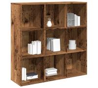 BOWEKAM Muebles, estanterías, estanterías y estantes de pie, armario de libros de madera vieja 98 x 29 x 97,5 cm