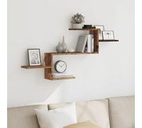 BOWEKAM Muebles, estanterías, estantes de pared y repisas, estante de pared de madera vieja, 104 x 15 x 49 cm, madera de ingeniería