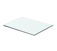 BOWEKAM Muebles, estanterías, estantes de pared y repisas, panel de cristal transparente, 40 x 25 cm