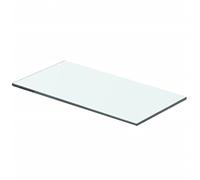 BOWEKAM Muebles, estanterías, estantes de pared y repisas, panel de cristal transparente de 40 x 15 cm