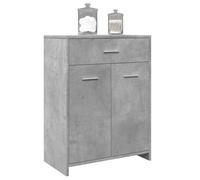 BOWEKAM Muebles, juegos de muebles, juegos de muebles de baño, armario de baño gris hormigón, 60 x 33 x 80 cm, madera de ingeniería
