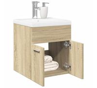 BOWEKAM Muebles, juegos de muebles, juegos de muebles de baño, juego de muebles de baño de 2 piezas, madera de roble Sonoma