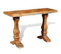 BOWEKAM Muebles, mesas, mesas de acento, mesas auxiliares, mesa de consola de madera maciza recuperada