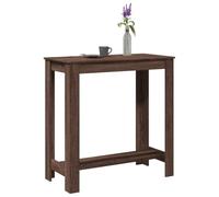 BOWEKAM Muebles, mesas, mesas de cocina y comedor, mesa de bar, roble marrón, 102 x 50 x 103,5 cm, madera de ingeniería
