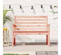 BOWEKAM Muebles, muebles de exterior, asientos al aire libre, bancos al aire libre, banco de jardín, 109 x 48 x 91,5 cm, madera maciza Douglas