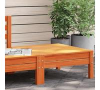 BOWEKAM Muebles, muebles de exterior, asientos al aire libre, sofás seccionales al aire libre, reposapiés de jardín, madera maciza de pino marrón