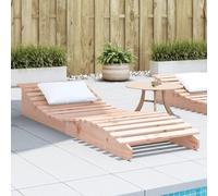 BOWEKAM Muebles, muebles de exterior, asientos al aire libre, tumbonas, tumbonas de madera maciza Douglas de 205 x 60 x 31,5 cm