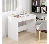 BOWEKAM Muebles, muebles de oficina, escritorios, escritorio, color blanco, 101 x 50 x 76,5 cm, madera de ingeniería