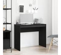BOWEKAM Muebles, muebles de oficina, escritorios, escritorio de roble negro, 90 x 40 x 72 cm, madera de ingeniería