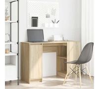 BOWEKAM Muebles, muebles de oficina, escritorios, escritorio de roble Sonoma, 120 x 42 x 76 cm, madera de ingeniería