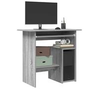 BOWEKAM Muebles, muebles de oficina, escritorios, escritorio gris Sonoma, 80 x 45 x 74 cm, madera de ingeniería