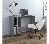 BOWEKAM Muebles, muebles de oficina, escritorios, escritorio para cuaderno, color gris hormigón, 102,5 x 35 x 75 cm, madera de ingeniería