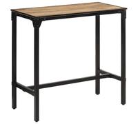 BOWEKAM Muebles, sillas, taburetes de mesa y bar, mesa de bar, 110 x 55 x 107 cm, madera maciza de mango