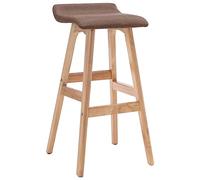BOWEKAM Muebles, sillas, taburetes de mesa y bar, taburete de bar de tela gris pardo