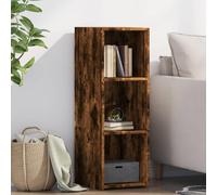 BOWEKAM Muebles y almacenamiento-buffets y aparadores-aparador de roble ahumado 30x41x93 cm madera de ingeniería