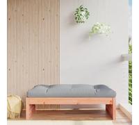 BOWEKAM Reposapiés de jardín de madera maciza Douglas de 120 x 80 cm