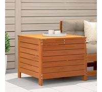 BOWEKAM Reposapiés de jardín encerado marrón 62 x 63,5 x 53,5 cm, madera maciza de pino