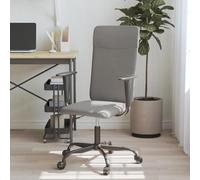 BOWEKAM Silla de oficina para hogar y jardín, tela gris oscuro, elección de muebles
