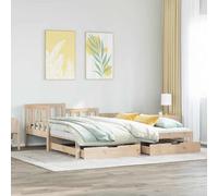 BOWEKAM Sofá cama con nido y cajones sin colchón, 90 x 190 cm, elección de muebles individuales