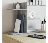 BOWEKAM Sonoma - Organizador de escritorio para hogar y jardín, color gris, 42 x 21,5 x 42 cm, diseño de madera