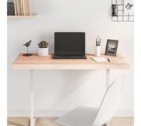 BOWEKAM Tablero de mesa para hogar y jardín, 100 x 50 x (2-4) cm, madera maciza sin tratar, borde vivo, elección de muebles