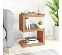 BOWEKAM Tables-Accent - Mesas auxiliares, mesa auxiliar, 45 x 30 x 60 cm, madera maciza de teca