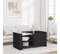 BOWEKAM Tables-Accent Meses-Mesas de centro-Mesa de centro-Mesa de café Negro 100x50x50 cm Madera de ingeniería