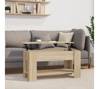 BOWEKAM Tables-Accent Meses-Mesas de centro-Mesa de centro, roble Sonoma, 101 x 49 x 52 cm, madera de ingeniería