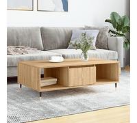 BOWEKAM Tables-Accent Meses-Mesas de centro-Mesa de centro, roble Sonoma, 104 x 60 x 35 cm, madera de ingeniería