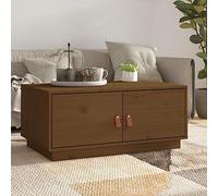 BOWEKAM Tables-Mesas de centro, mesa de centro, mesa de café, 80 x 50 x 35 cm, madera maciza de pino