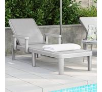 BOWEKAM Tumbona de polipropileno ajustable en 4 direcciones de altura 155,5 x 57 x 28 cm