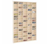 BOWEKAM Vitrina de pared para hogar y jardín con 90 compartimentos, 50,5 x 4,5 x 79 cm, elección de muebles
