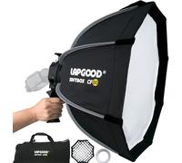 Bowens - Softbox de 80 cm, montaje rápido, soporte tipo S compatible con Godox Canon Sony Fuji YongNuo Flash AD200PRO V1 TT600 V860III 430EXIII SB500 YN320EX YN560