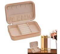 BOWEY BOKE DELLA TRAVE - Display 'Organizer della collana custodia per supporto per orecchini | Espacioso almacenamiento di gioielli per anelli, scatola da viaggio compatto portatile, organizza