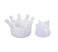 BOWEY BOKE FACTURA DE Reina - PROPIAS DE LA DE PROPIAS con Lid, Formas del CONTANI del CRONE para Resina | Pequeñas Joyas de Silicona Formas para almacenar Pendientes, Collares