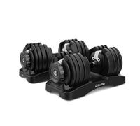 Bowflex SelectTech 52 Par de Mancuernas Ajustables, 2-24 kg Cada Una, Selección rápida patentada con dial, Pesas Compactas Para Home Gym, Compatible Con JRNY