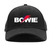 Bowie David - Cappello (Unisex-U) Aladdin Sane Bolt Logo (Nero)