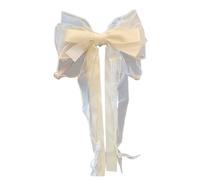 Bowknot Hair Barrettes - Fashion Women Hairpins, Long Tail Ribbon Hair Barrettes | Large Satin Bowknot Clip, Elegant Decorative Headwear Styling, Stylish Ĥair Accessories For Birthday Parties