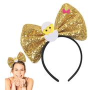 Bowknot Headbands, Easter Theme Sequin Bow Hairband, Stylish Party Supplies, Photography Prop Adult Women, Teenage Girls, Ideal para eventos festivos y salidas festivas