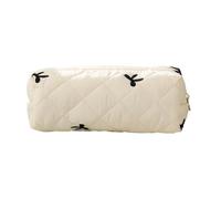 Bowknot Pattern Pencil Case For Student Girl Women Large Capacity Pen Pouches Pencil Organizers Bag Travel Cosmetic Ribbon Makeup