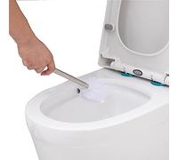 Bowl Brush - Stainless Steel And PP, 14.96x6.02x3.07in Toilet Brush Durable And Non-Deforming | 360° Deep-Cleaning Bathroom Cleaner, Toilet Cleaning Tool For Home, Hotels, Restrooms, Bathrooms