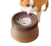 Bowl De Agua Lenta para Perros | 1200ml Tazón De Agua Antiderrames para Cachorros - Accesorio para Mascotas, Bebedero Flotante De Gran Capacidad para Interior Jardín Patio