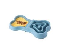 Bowl de perro no deslizante, Slow Down Eating Alimentador, PP Anti-Slip Design, Portable Safe Pet Dish, for Dogs and Puppies, Home, Travel, Interior y Outdoor Use, 13,78 x 7,87 x 1,97 pulgadas