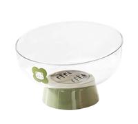 Bowl Fruit - Lindo tazón de contador de pedestal | Soporte de dulces de mesa alto | Tazón de exhibición de drenaje extraíble para la decoración de la cocina | Accesorio para el hogar con diseño encant