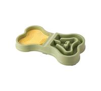 Bowl not Slip Puppy Feeding Dish, Portable Anti-Slip Design Slow Eating Contenedor Safe Puppy Alimentador para Home Travel Indoor Outdoor, 13,78 x 7,87 x 1,97 pulgadas