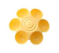 Bowl para mascotas múltiple - Cat Slow Feeder Bowls, Flower Shaped Pet Bowl | 6-Meal Kitten Food Dish | Easy To Clean Flower Petals Design Bowls For Indoor Cats - Promotes Better Digestion, For