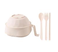Bowl Set, Noodles Bowl, Ramen Bowl with Lid, Pho Noodle Bowl, Ramen Bowl Set with Lid, Chopsticks, and Spoon for Noodles Large Capacity Instant Noodles Bowl Set for Quick and Easy Meals