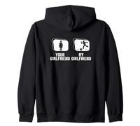 Bowler Tu Novia Mi Novia Novio Bolos Divertidos Sudadera con Capucha